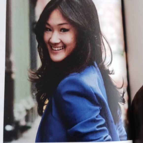 Jones Studio Career Blazer Jacket Sz 6 Petite Blue Office Career Boss Boardroom - Picture 12 of 12